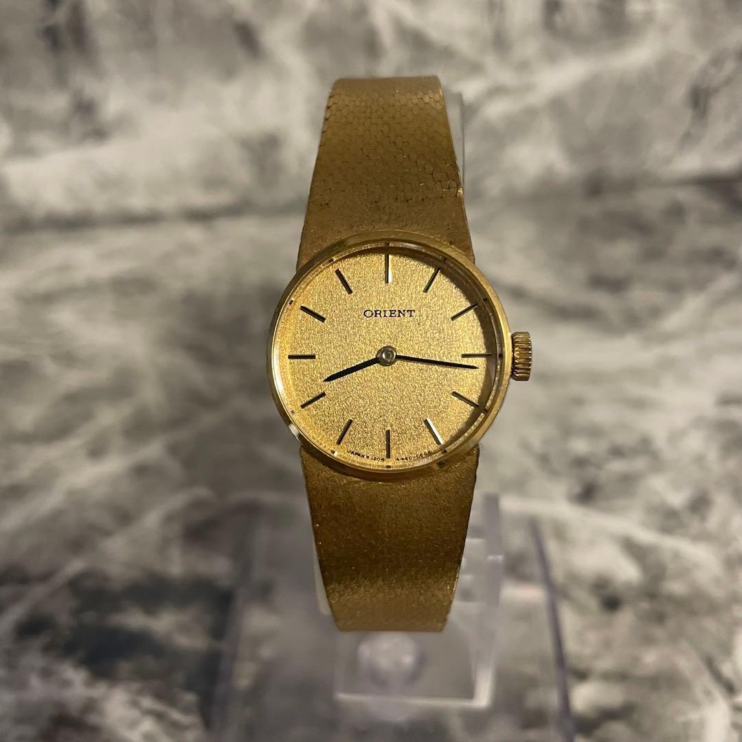 Used [Working item] ORIENT Orient Gold Vintage Watch