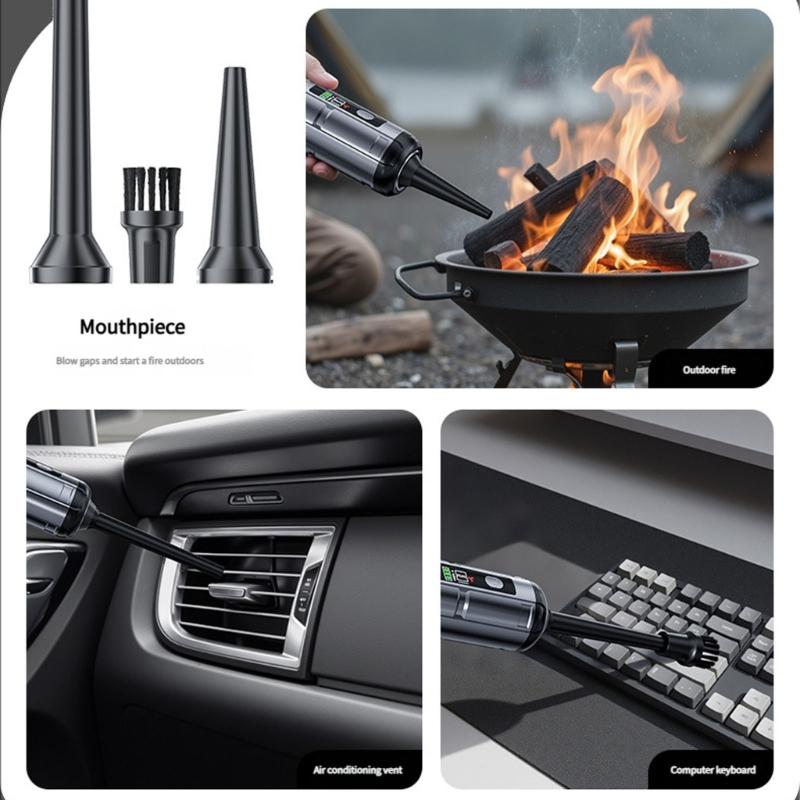 Vacuum Keyboard Cleaner Brushless Motor Cordless Vacuum Cleaner & Air Blower Portable Compressed Air Duster 80000RPM