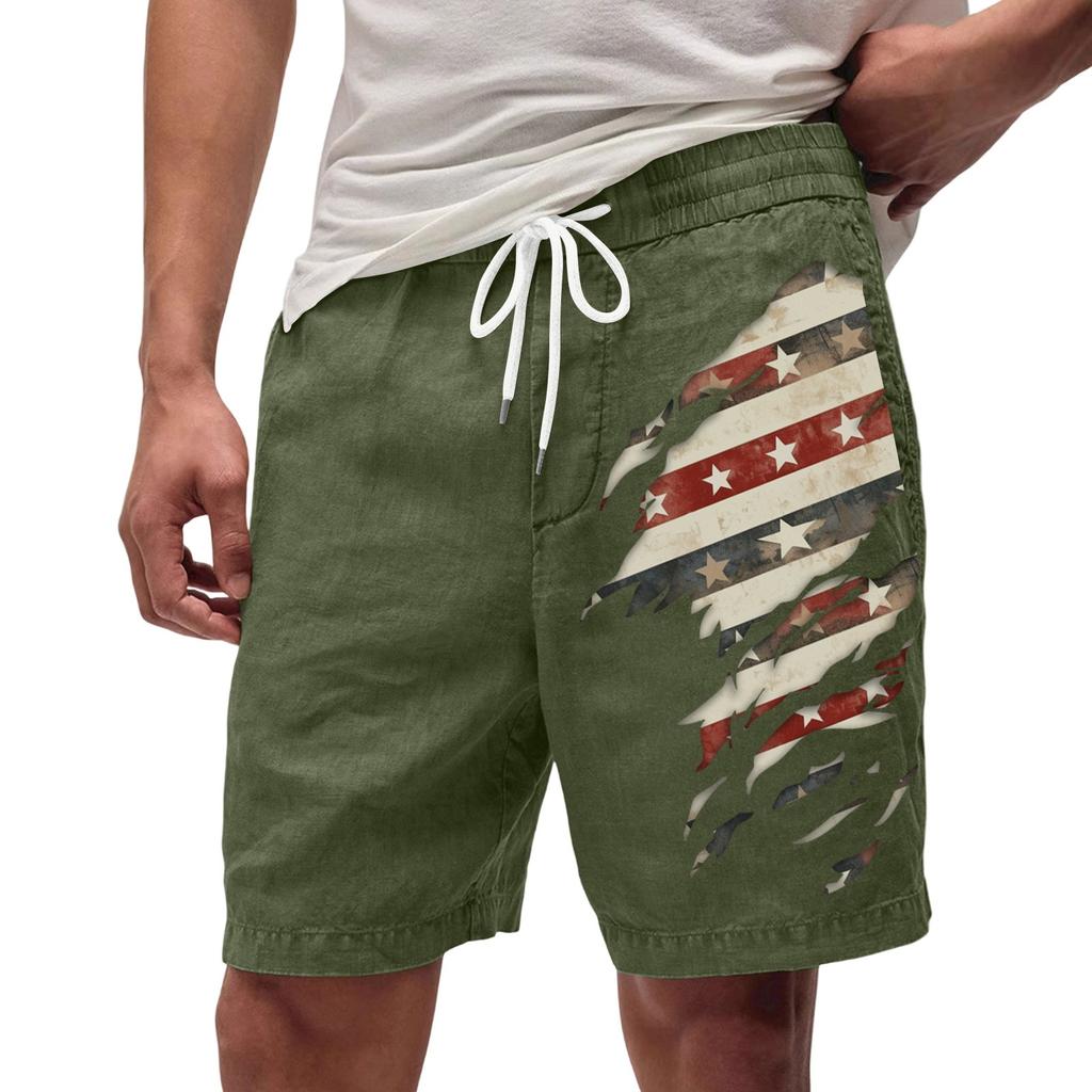 Men's Summer Large Casual Loose Sports Pants Beach Shorts