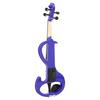 IRIN Smart Electric Violin AU-01 4/4 Adjustable Volume&Timbre Electroacoustic Violin Lightweight Portable Dark Blue Fiddle