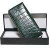 [Berkut] yellow crocodile long wallet men's ladies genuine crocodile long wallet matte finish genuine leather Genuine leather leather crocodile