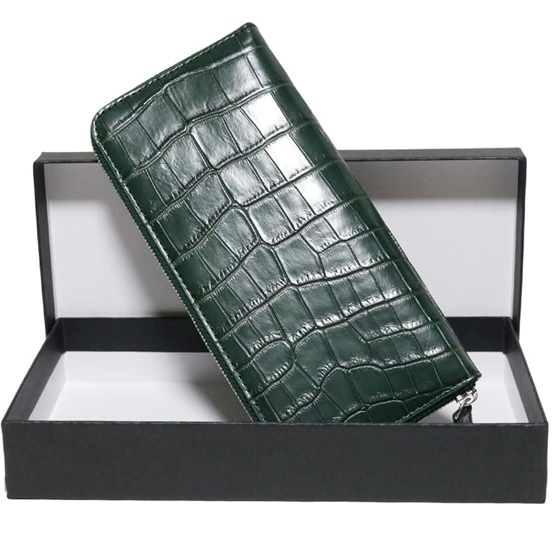 [Berkut] yellow crocodile long wallet men's ladies genuine crocodile long wallet matte finish genuine leather Genuine leather leather crocodile