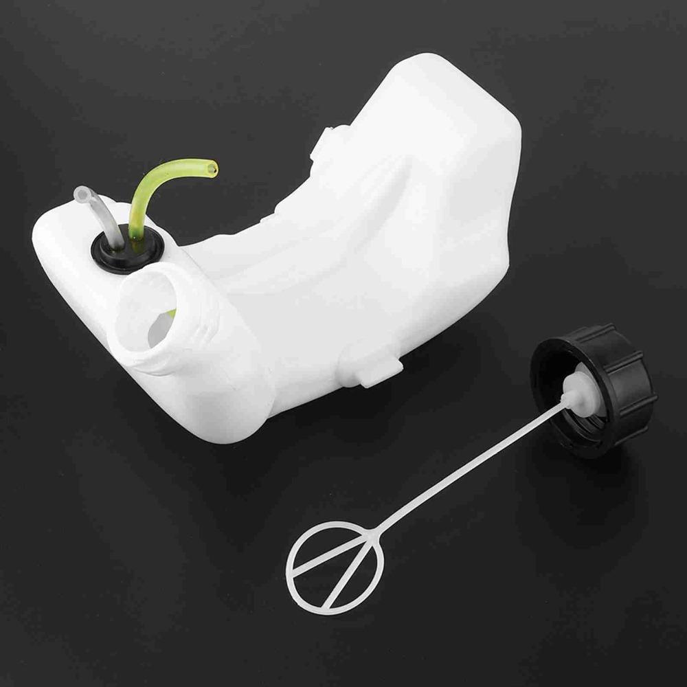 White Fuel Tank Assembly ABS Engine Fuel Tank for Honda GX25, GX25N, GX25NT HHT25S