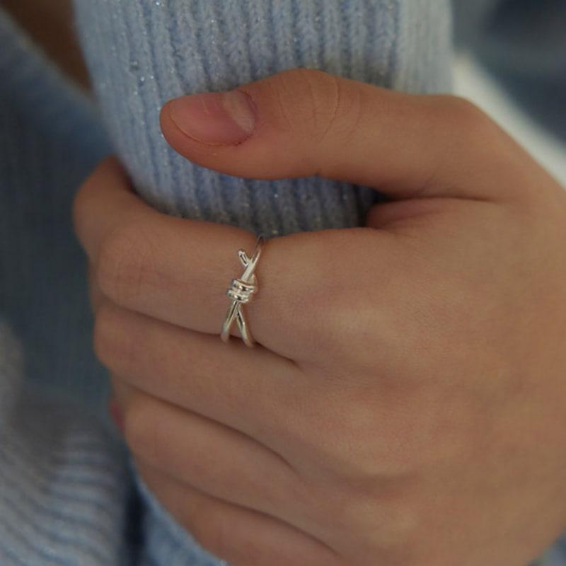 murmur [925silver]Twist rope ring