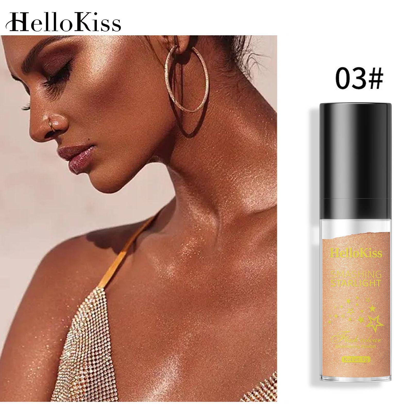 

Hellokiss Pat Powder, пудра для придания блеска всему телу, натуральная трехмерная пудра для придания блеска всему телу 9g