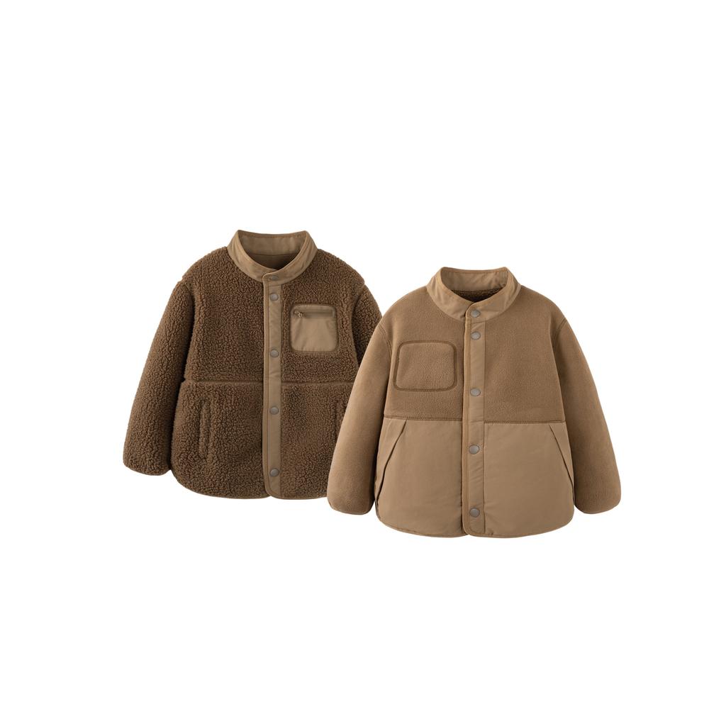 Mini Balabala Anti-Static Double-Sided Plush Jacket