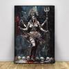 Terror Curse Gothic Style Tattoos Female Warrior Diamond Painting 5D DIY Art Pattern Printing Kit Jigsaw Canvas Mosaic Stitching Home Decoration