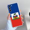 Phone Case For Samsung Galaxy S26 S25 S24 S23 S22 Ultra S20 S21 FE 5G Plus Soft Clear Cover shipping Haiti Flag