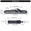 Pack of 20 Hide Mounting Connectors Accessory for Cabinets and Shelves Sturdy Stainless Steel Construction for Easy Use