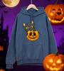 Halloween Cute Cat And Pumpkin Printing Hoodies Male Loose Pocket Pullovers Fleece Fashion Hoody Autumn Comfortable Sportswear