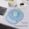 Ergonomic Memory Foam Mouse Pad and Keyboard Wrist Rest