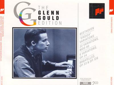 CD GLENN GOULD - Beethoven:Eroica SM2K52646 Sony Classical 1992 Japonsko ObiKlasika Použité