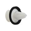 White Door Panel Clips with Sealer Perfect for Ford W713297 S300 Set of 20