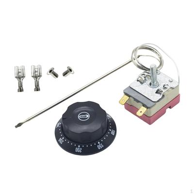 Διακόπτης Ελέγχου Θερμοκρασίας Κιτ Τριχοειδούς Θερμοστάτη 16A 50-300°C Πολυχρηστικός
