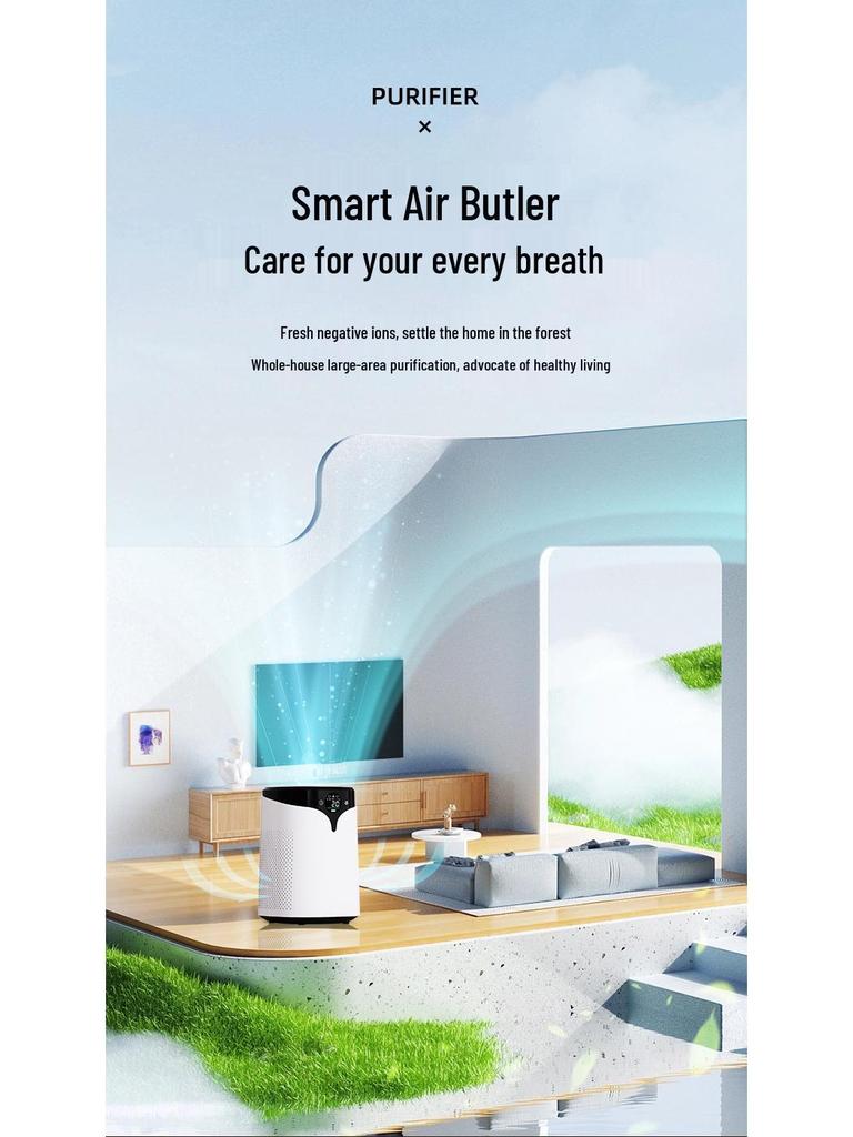 Deformaldehyde Odor Removing Air Purifier: Eliminates Smoke, Sterilizes, and Provides Negative Ion Purification for Bedrooms