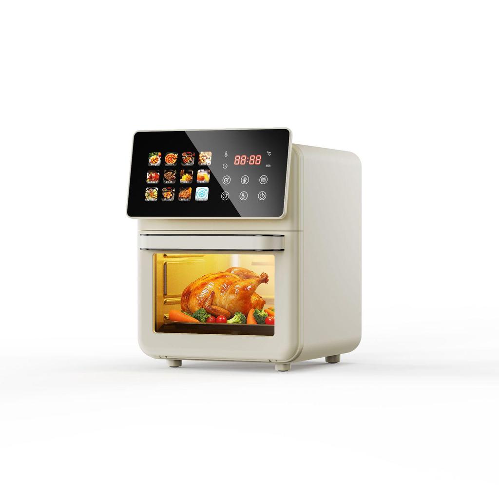 2026 Multifunctionele Elektrische Airfryer met Grote Capaciteit (10L) en Kleurenscherm