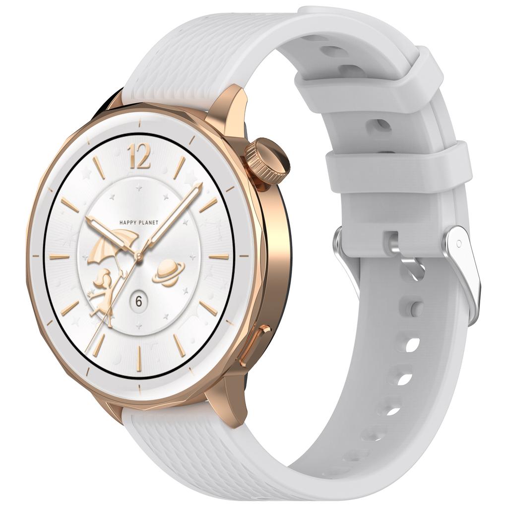 Klassisches 18mm Silikonarmband Anzug für OPPO Watch X3 Mini X2 mini Hautfreundliches Silikonarmband mit Diamantmuster