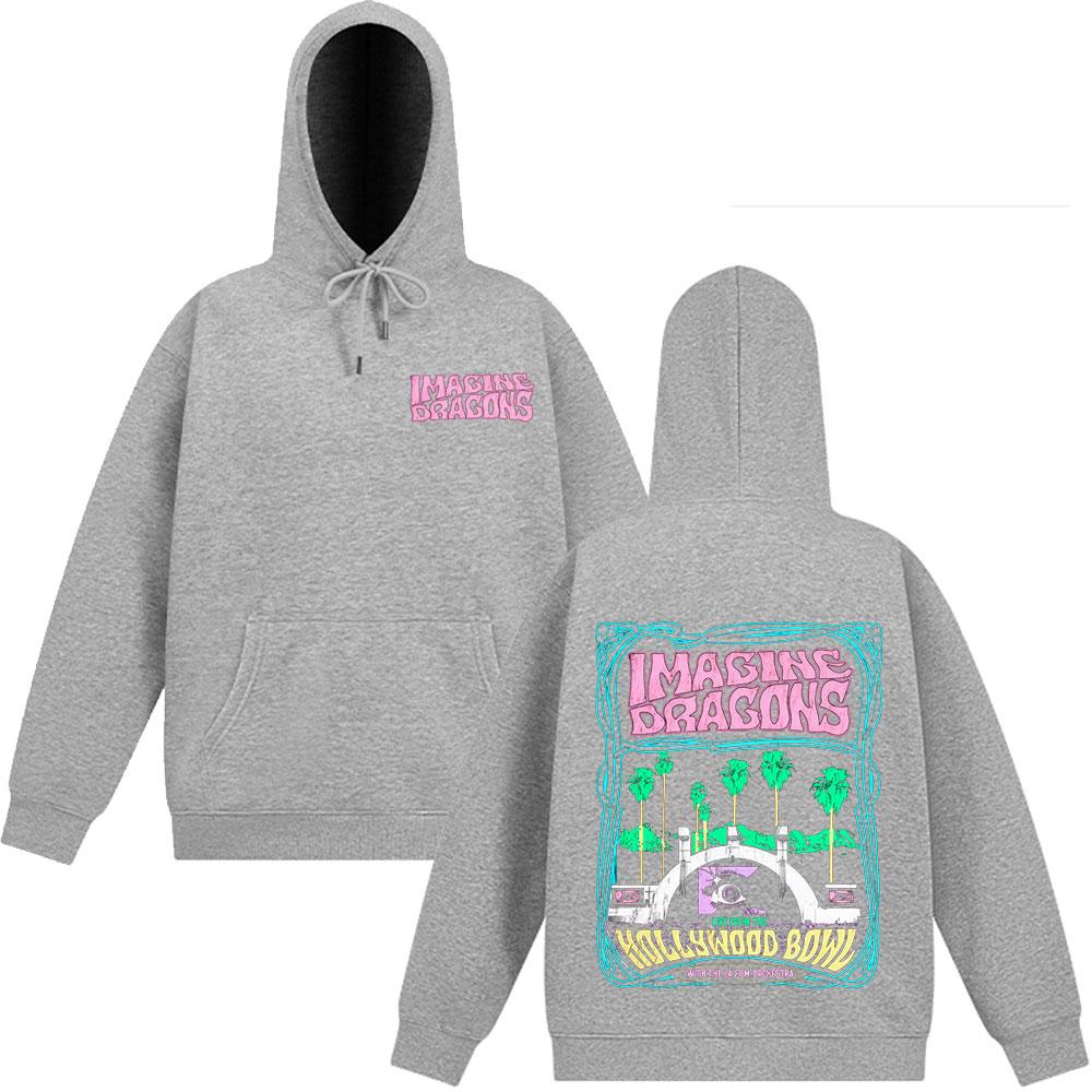 Imagine Dragons Band Loom World Tour 2025 Harajuku Sweatshirt Herren Damen Hip-Hop Pullover Heißer Verkauf Locker Lässig Übergroß Kapuzenpullover