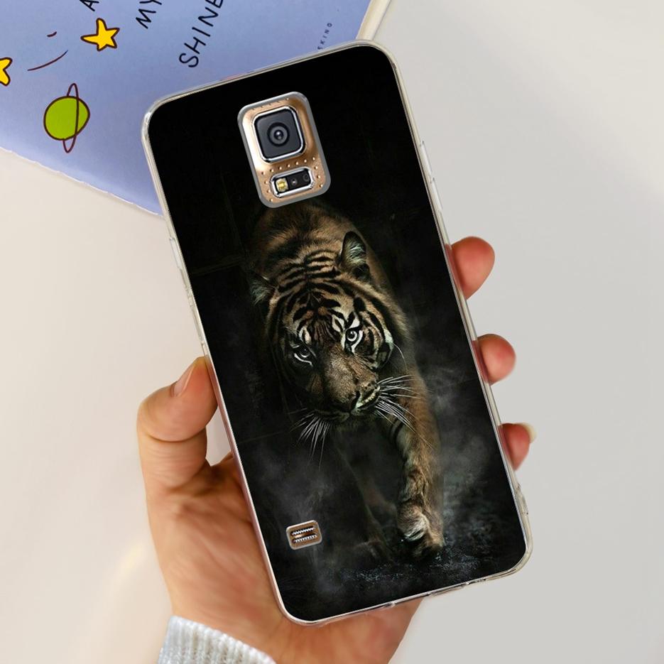 For Samsung Galaxy S5 Case G900F G900I G900M G900A G900T Cute Painted Cover Soft TPU Phone Case For Samsung S5 S 5 GalaxyS5 Bags