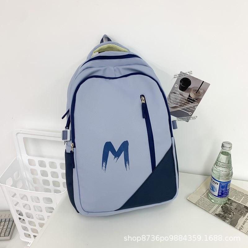 Schoolbag backpack multi-layer junior high school girls schoolbag mountaineering backpack versatile travel bag dirt-resistant schoolbag couple large 