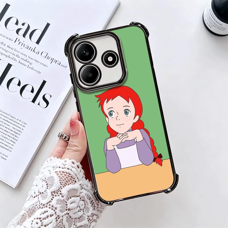 Anne Of Green Gables Shirley Galvanisiert Handyhülle Für Xiaomi Redmi Note 14 15 Pro Plus 13 12 11 11S 11T 10 9S 9 5G Sturzfest Airab