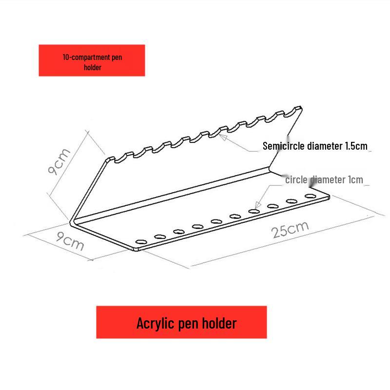 Acrylic Pen Tray Holder for Fountain Pens - New Display & Storage Solution