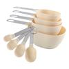 8-Piece Measuring Cup Spoon Set Essential Kitchen Tools Precision Cooking Baking Dishwasher Safe Clear Markings Nesting Design