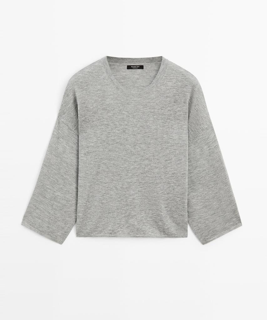 Masimodutti Wool Blend Round Neck Sweater