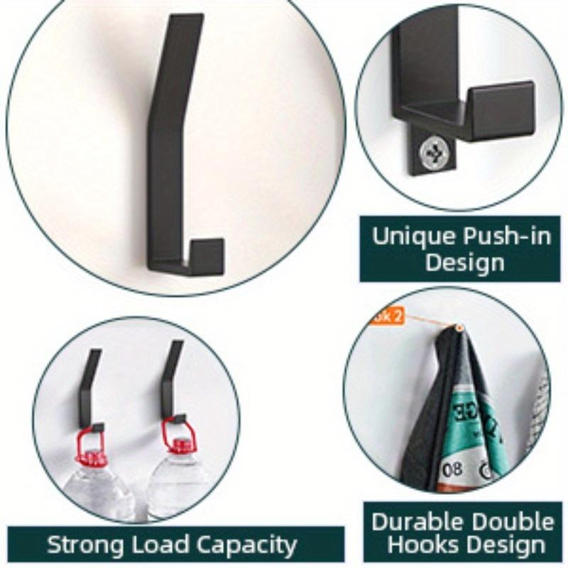 6шт крючок с прочным клеем для стены кухни и ванной комнаты прочный несущий пробойник — фото 3