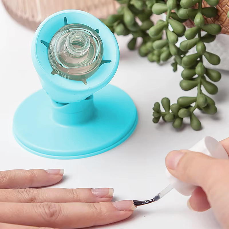 Silikonowy uchwyt na lakier do paznokci stojak na butelkę z lakierem do paznokci DIY Salon lakier do paznokci stojak na butelkę narzędzia do paznokci akcesoria