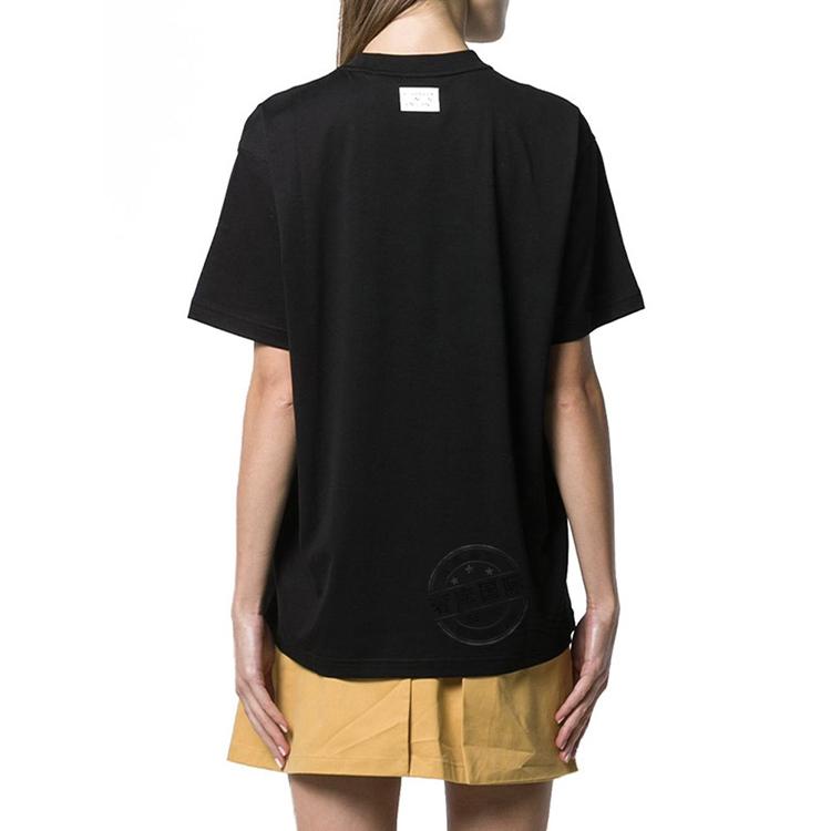 Burberry T Shirts Women's Black Crew Neck Moderate Other 80171151
