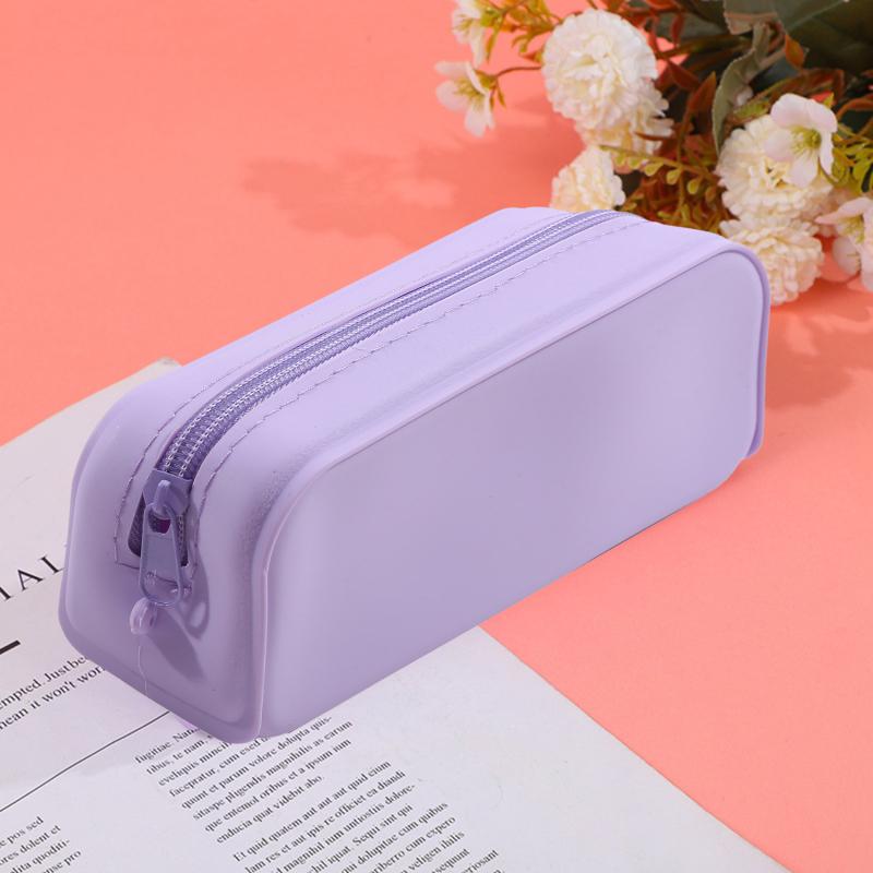 Nové Kawaii Barevné Silikonové Pouzdro na Penál Roztomilé Módní Taška na Penál Štěstí Úložné Pouzdro Studentské Školní Potřeby Studentský Dárkový Pouzdro
