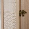 Key Cabinet with 6 Hooks Vintage Style Wooden Wall Furniture for Keys 20x6.5x26.5cm Wood