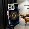 David Jewish Star Symbol Shockproof Phone Case for iPhone 17 Air 16 16E 15 Pro Max 14 Plus 13 Mini 12 Back Cover Anti Fall Funda