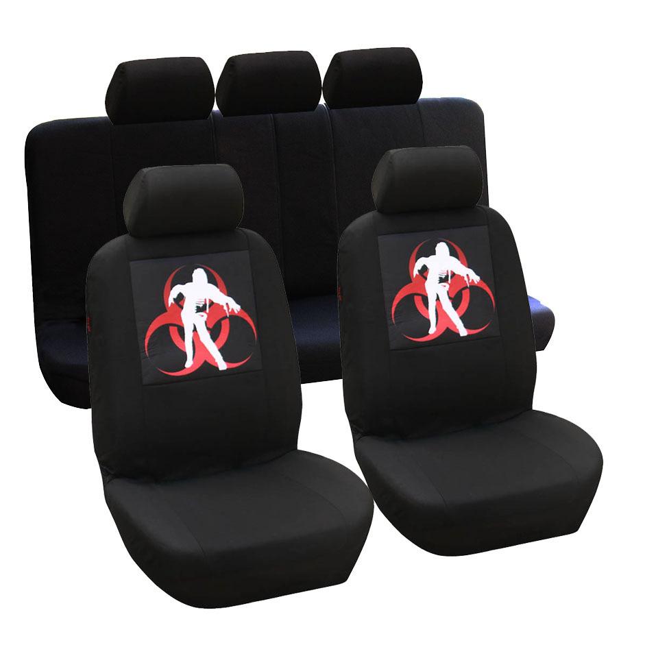 Gm Seat Cover Panda Skull Butterfly