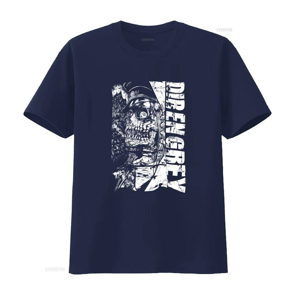 Seltenes Dir En Grey Band T-Shirt für Fans Einzigartiges Gothic-Design Perfektes Geburtstags- vintage Gewaschen Stilvoller Streetwear homme Lässig