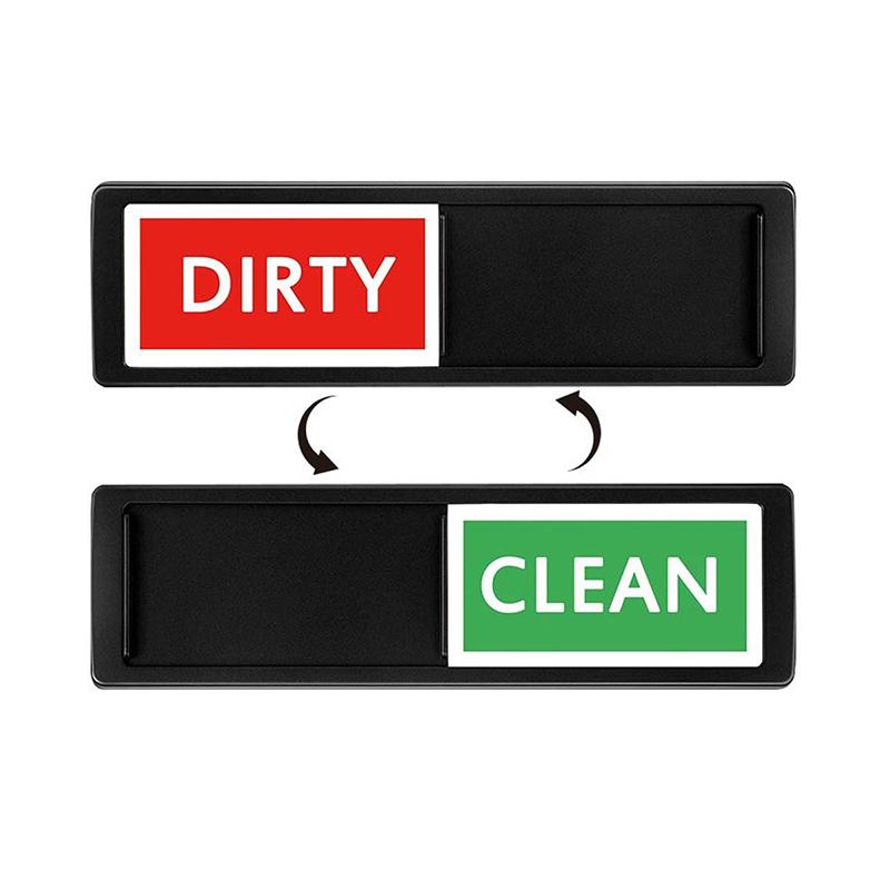 1Pcs Dishwasher Magnet Clean Dirty Sign for Dishwasher Or Refrigerator, Magnetic Clean Dirty Dishwasher Magnet Indicator Marker