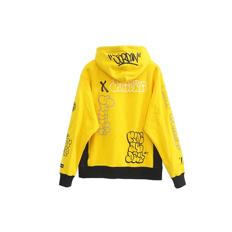 Jordan X QUANMINGXINGZHIJIAGEYISHUJIA Air Jordan X Sweatshirt Men's Yellow CW1129-728