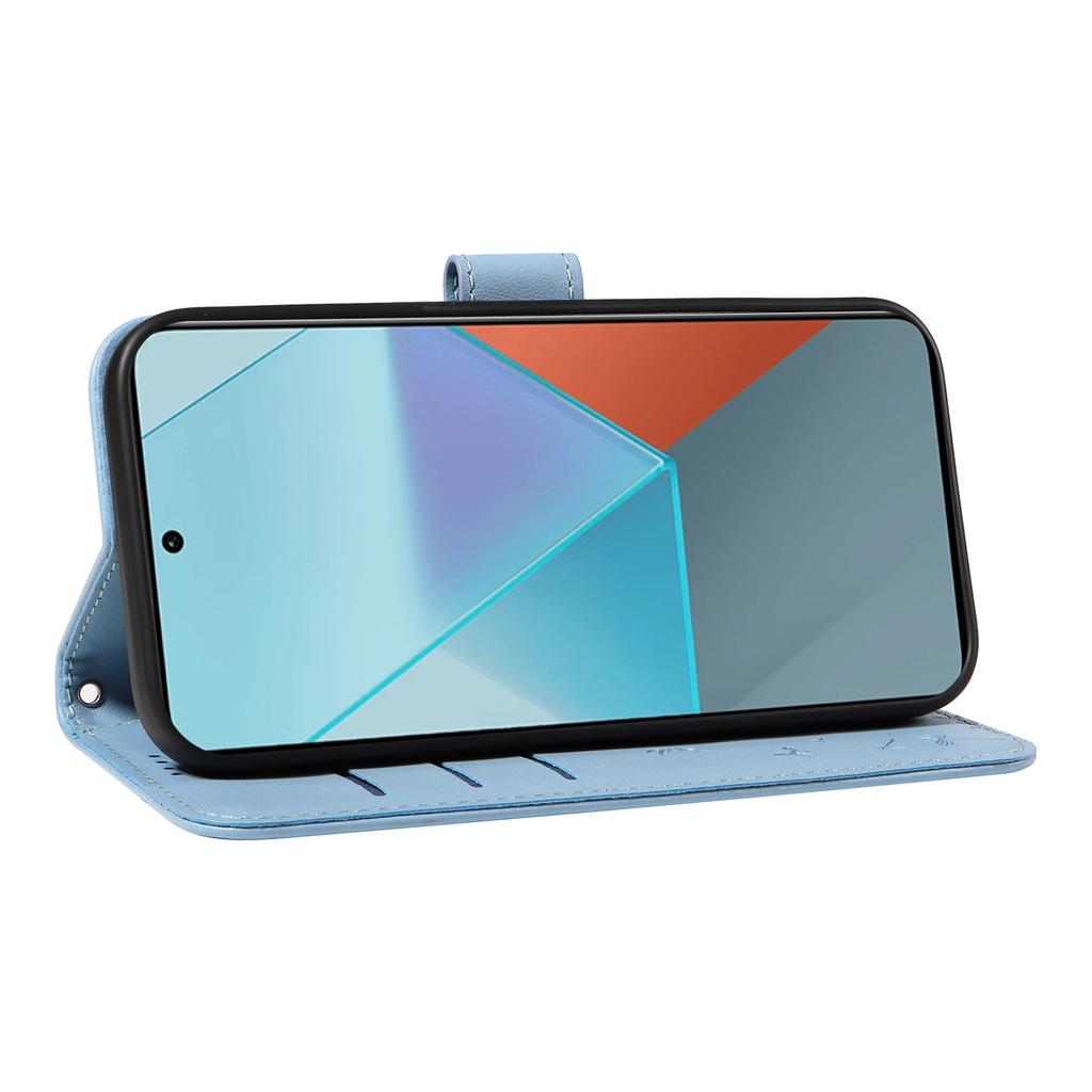 For Xiaomi Poco X6 5G/Redmi Note 13 Pro 5G Leather Case Wallet Phone Cover Dandelion Imprint