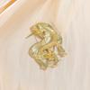 Lucky Horse Brooch Luxurious Alloy Brooch For Clothing Unicorn Brooch Pin Comfortable For Suits Scarves Formal Occasions