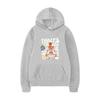 Textual Skeleton Hoodies Print Fashion Sweatshirt Hip Hop Casual Unisex Autumn Winter Fleece Streetwear Tops