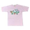 Prairie Mountain Single Stitch Graphic Print T-shirt Made In USA Pink Mens