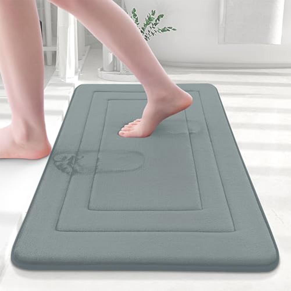 Memory Foam Bath Mat Non-Slip Bathroom Mat Ultra Soft Bath Rug