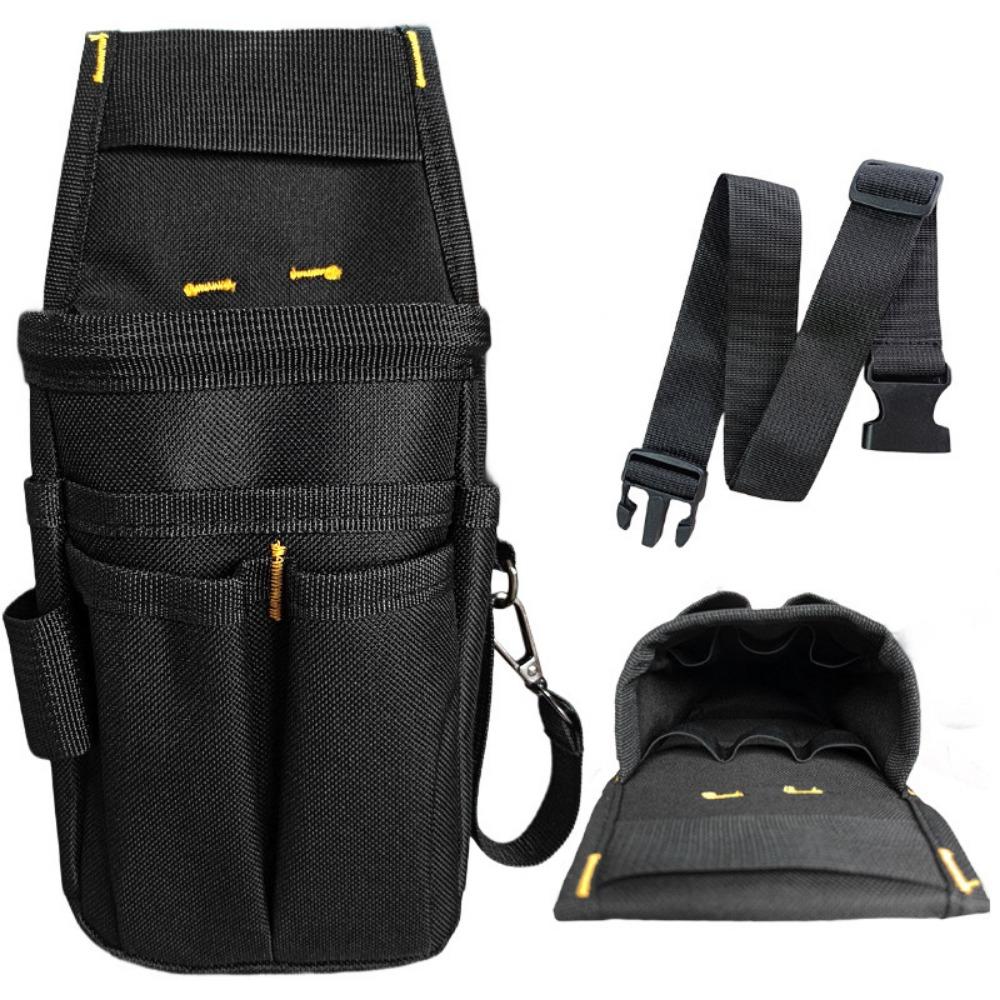 

Multi-layer Electrician Tool Bag Thickened Adjustable Waist Belt Pouch Large Capacity Wear-resistant Hardware Tool Pouch чорний