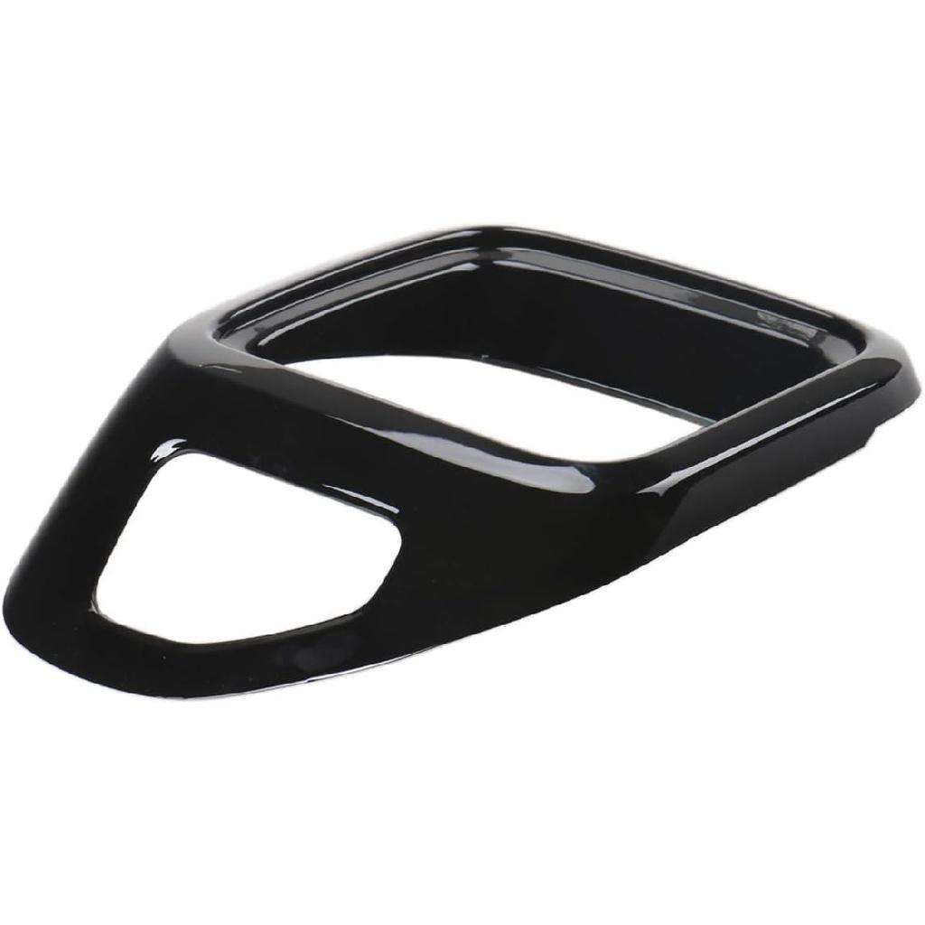 YOCTM Glossy Black Tail Light Cover for Jeep Renegade 2016 2017 2018 ABS Lamp Guard Protector Bezel Trim Exterior Accessories 2-PACK