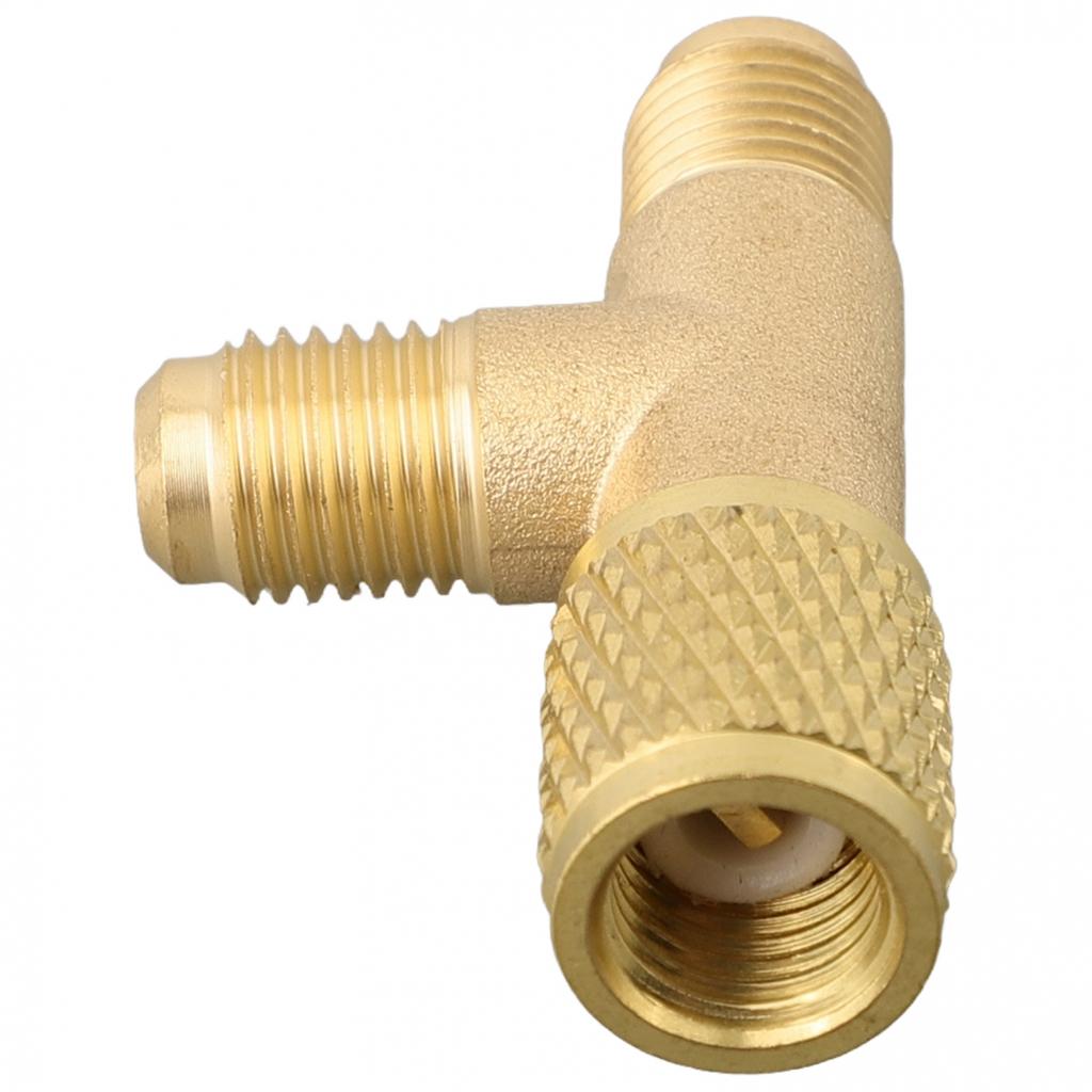 1/4in SAE Interface Quick Connector 3-way Transfer Interface Brass