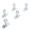5pcs L Track Double Lug Threaded Stud Nut Fitting M10x45mm for Truck Bed Trailer Cargo Control