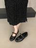 First encounter French bow shallow mouth flat bottom Mary Jane single shoes 2026 new Xiaoxiangfeng bow