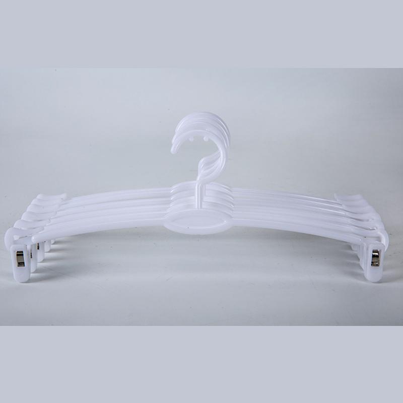

10 шт. нескользящая вешалка для нижнего белья, розовые вешалки для юбок с зажимами для женщин, прочная стойка для бюстгальтеров и трусиков для магазина одежды 10pcs белый