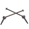 2pcsset Metal CVD Universal Joint Drive Shaft for LC Racing 114 Remote Control Car